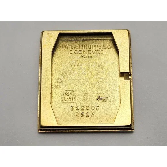 Vintage Patek Philippe 2443 Watch w/ Bold Lugs Circa 1950s 18k Gold 40mm x 26mm - Picture 15 of 16